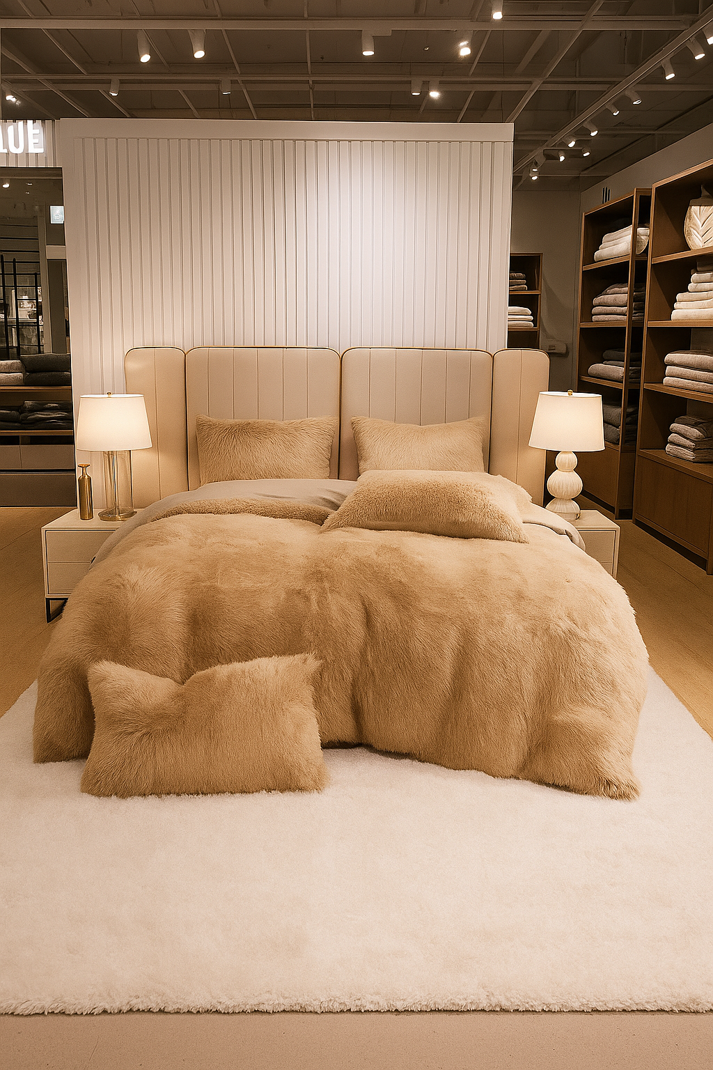 FrostLoom | Samt-Bettbezug