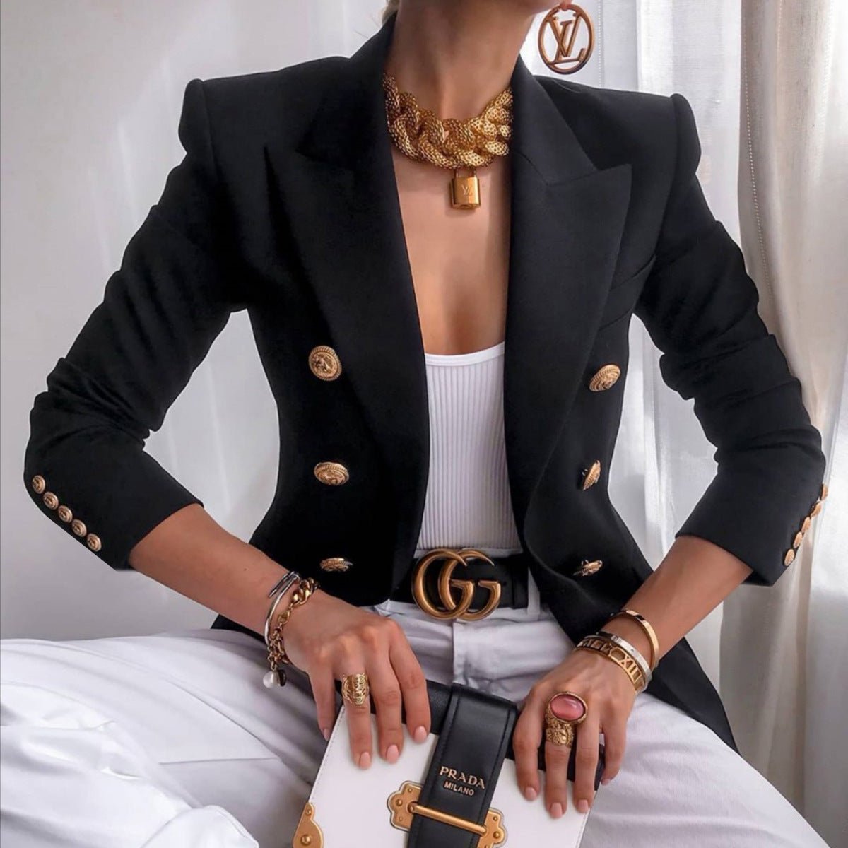 Valerique | Eleganter Seidenblazer für Damen