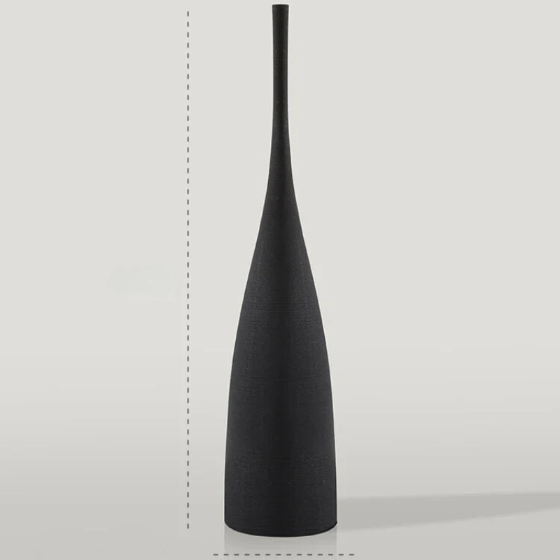 Variant image for Handgefertigte Keramische Blumenvase in Schwarz-Weiß – Elegante Bodenvase in Verschiedenen Größen für Stilvolle Wohnräume-6