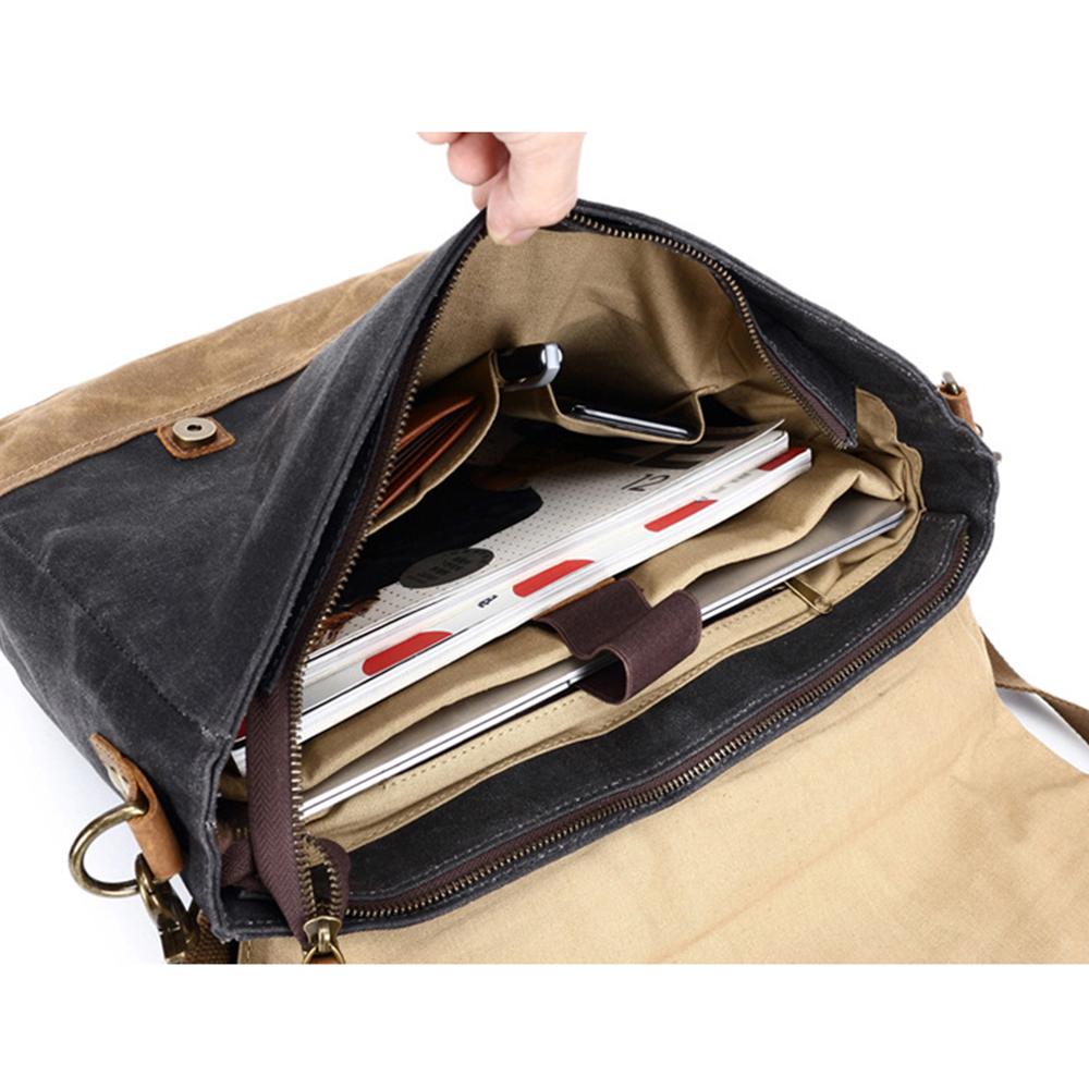 WaxCarry | Robuste gewachste Messenger-Tasche
