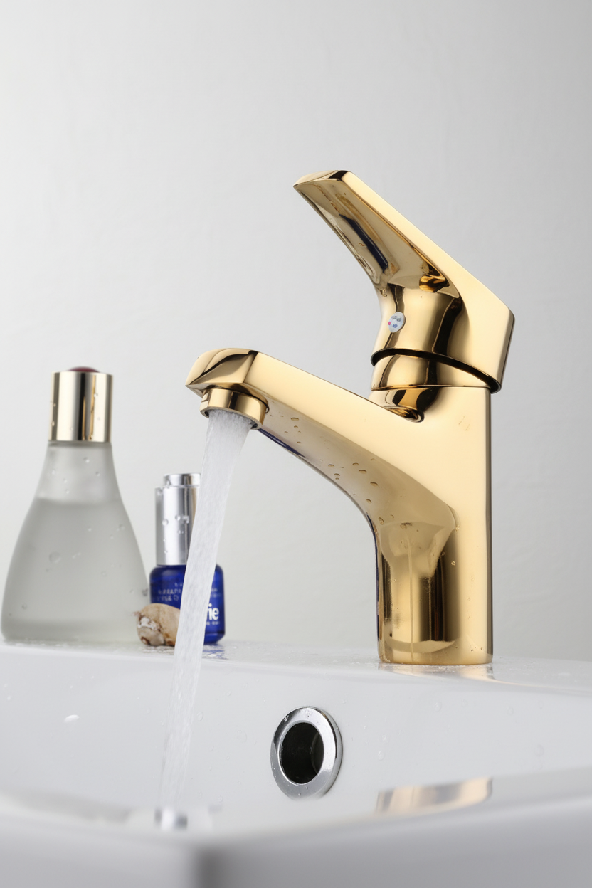 AquaPure | Gold Badewannenarmatur