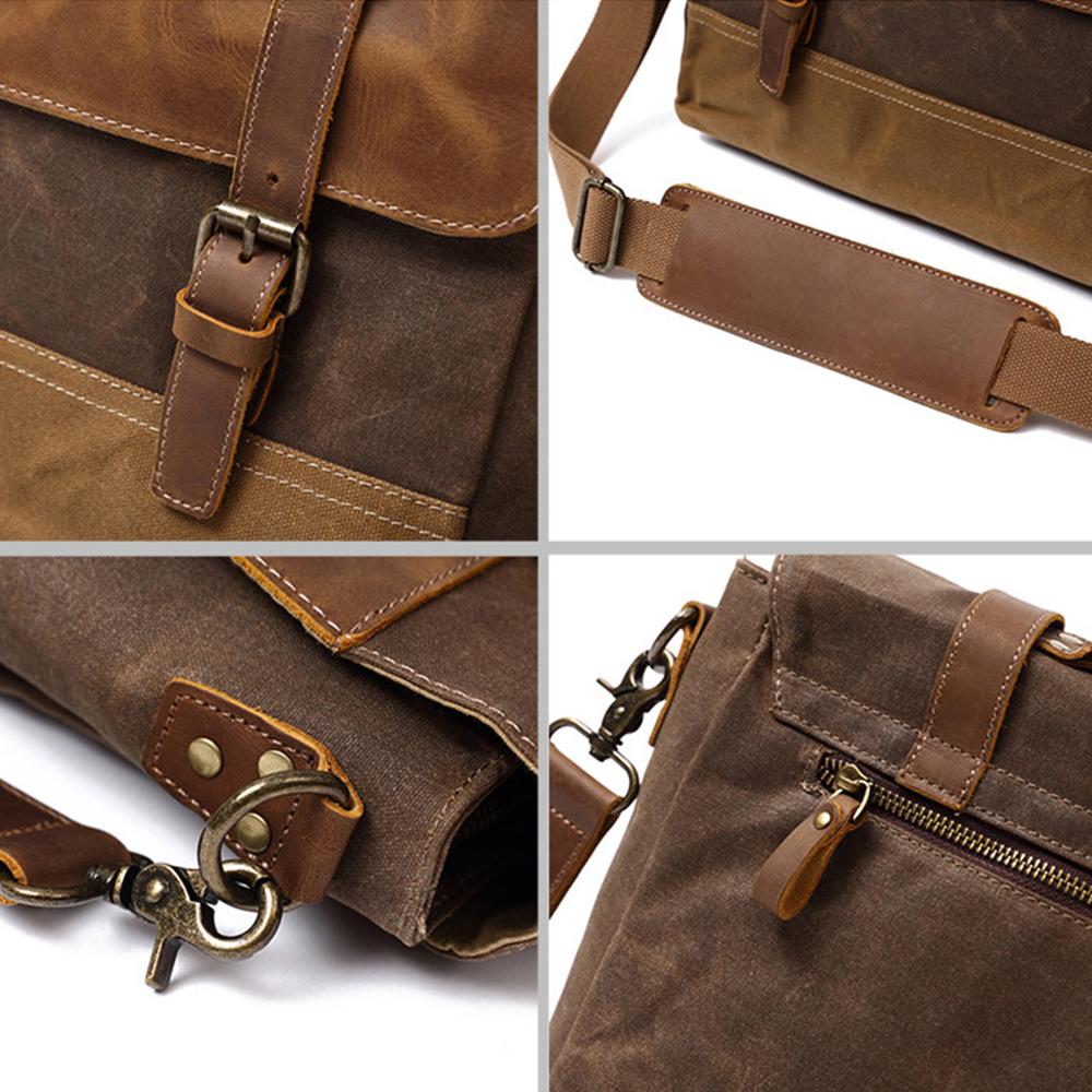 WaxCarry | Robuste gewachste Messenger-Tasche