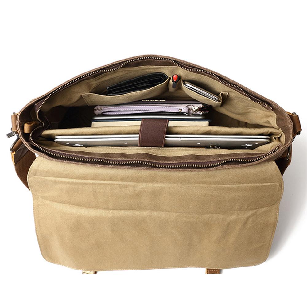 WaxCarry | Robuste gewachste Messenger-Tasche