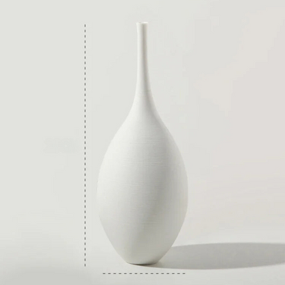 Variant image for Handgefertigte Keramische Blumenvase in Schwarz-Weiß – Elegante Bodenvase in Verschiedenen Größen für Stilvolle Wohnräume-3