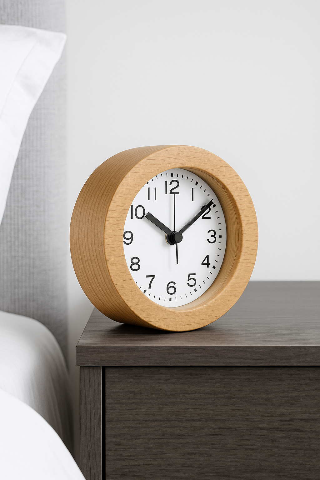 Wood | Leiser Wecker mit Hintergrundbeleuchtung