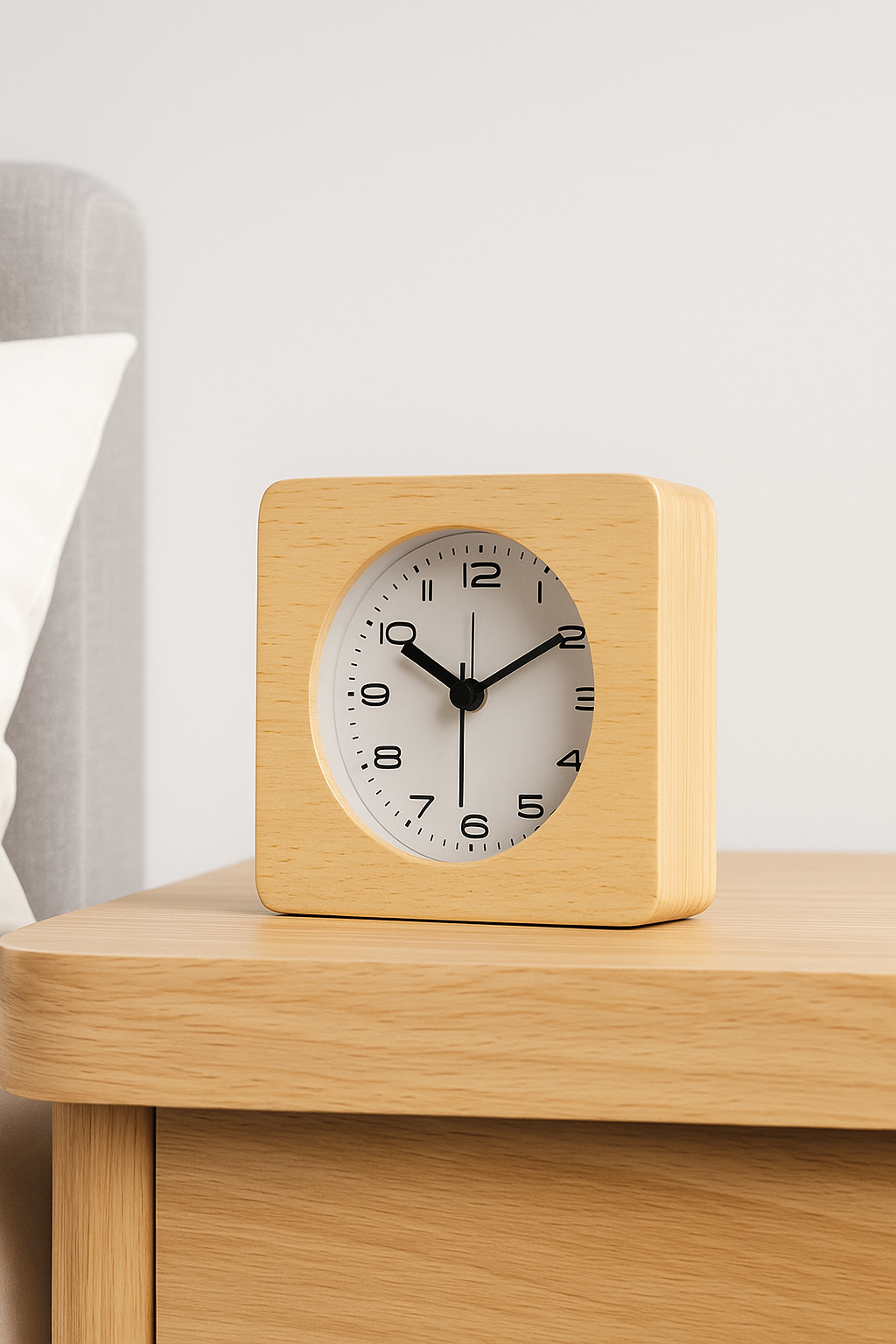 Wood | Leiser Wecker mit Hintergrundbeleuchtung