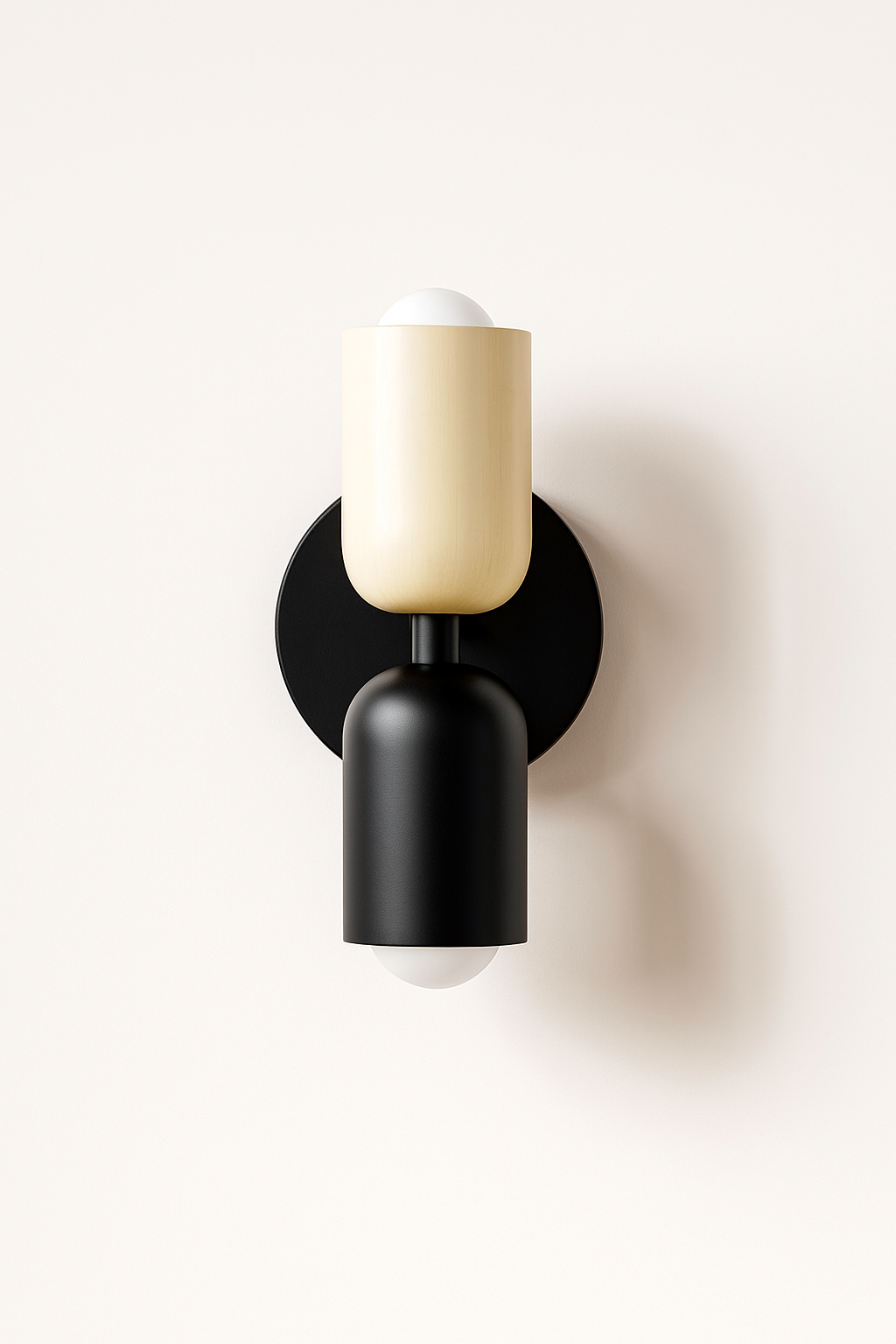 Extra | Creme Kopf Licht-Wandleuchte