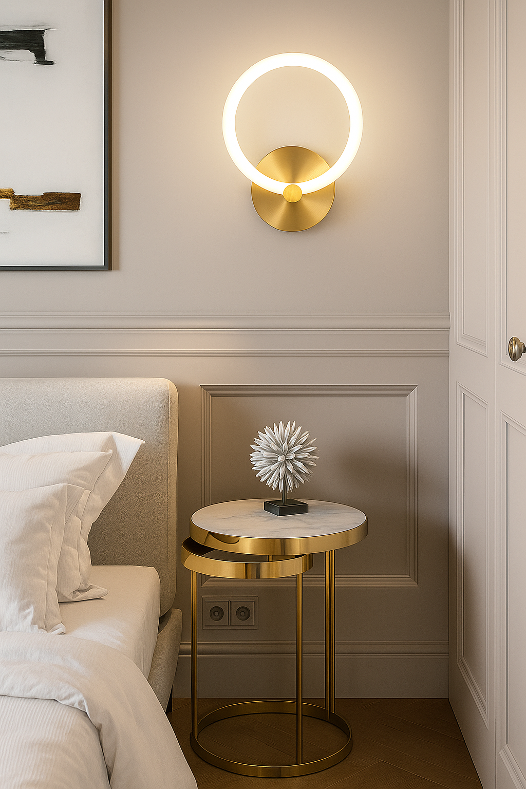 Nordic Halo | Minimalistische LED Wandleuchte