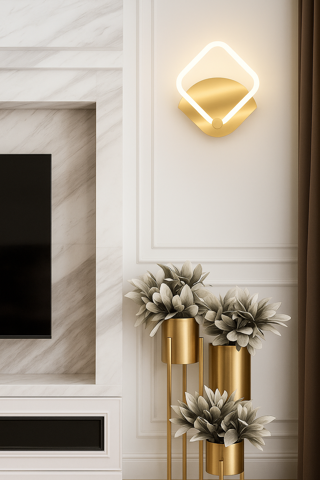 Nordic Halo | Minimalistische LED Wandleuchte