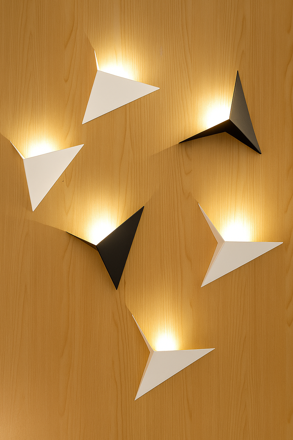 Nordic | LED Wandlampe in Dreiecksform