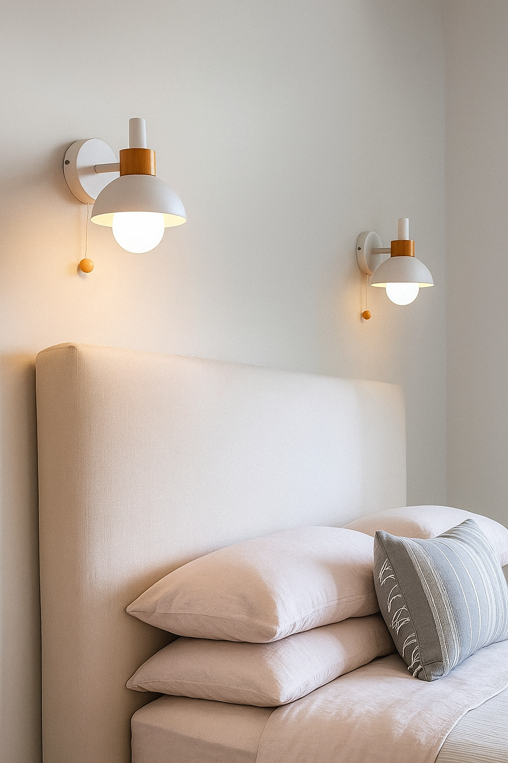 Nordwood | Moderne Holz-Wandleuchte für Schlafzimmer