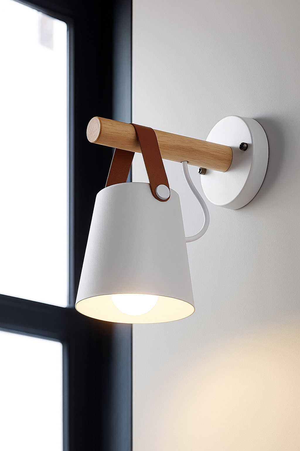 Holz | Nachttischlampe