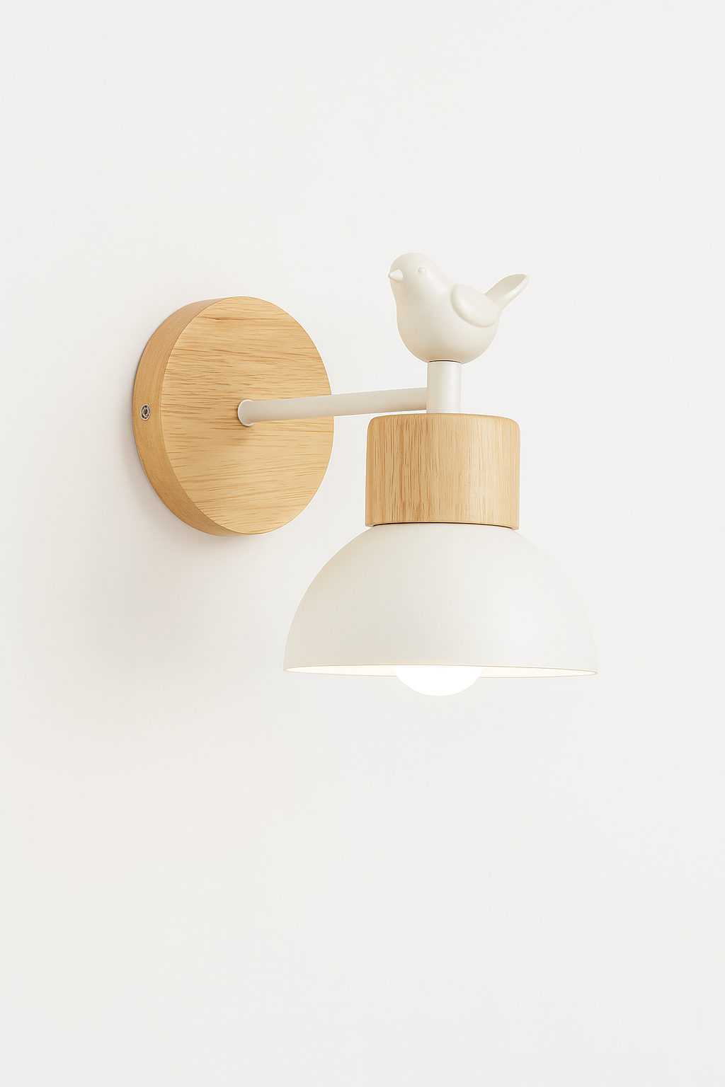 Woodia | Kreative LED-Wandlampe für Wohnzimmer