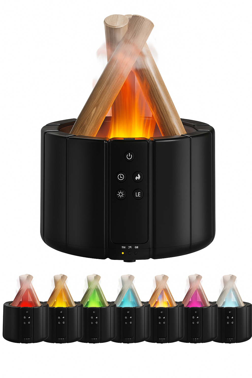 White | Lagerfeuer Flamme Aroma Diffusor
