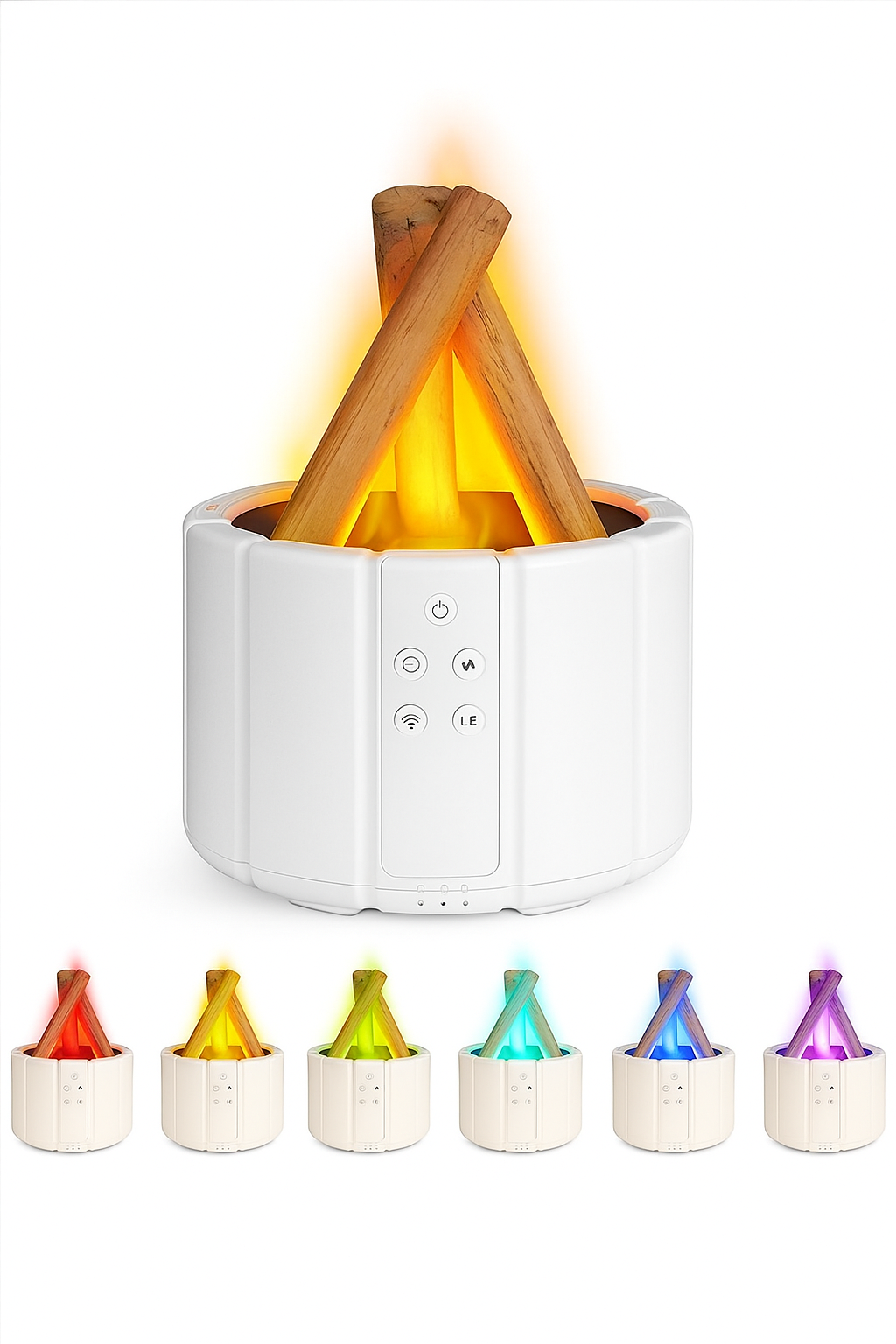White | Lagerfeuer Flamme Aroma Diffusor