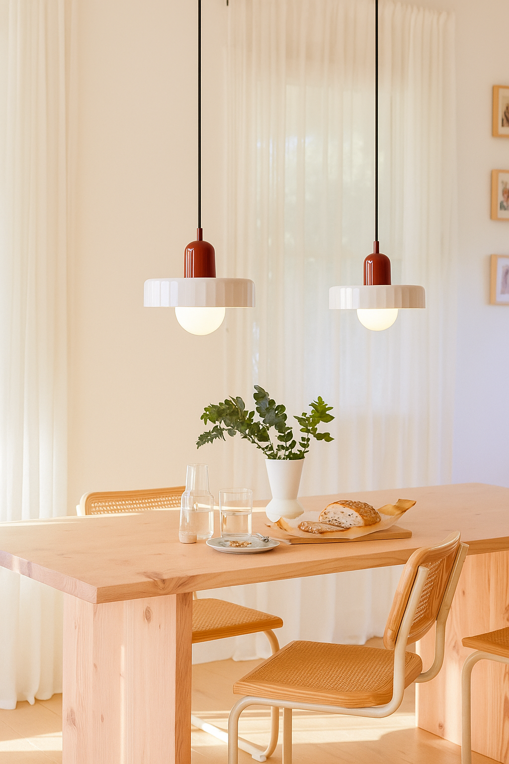 Nordic Halo | Moderne Glas-Pendelleuchte