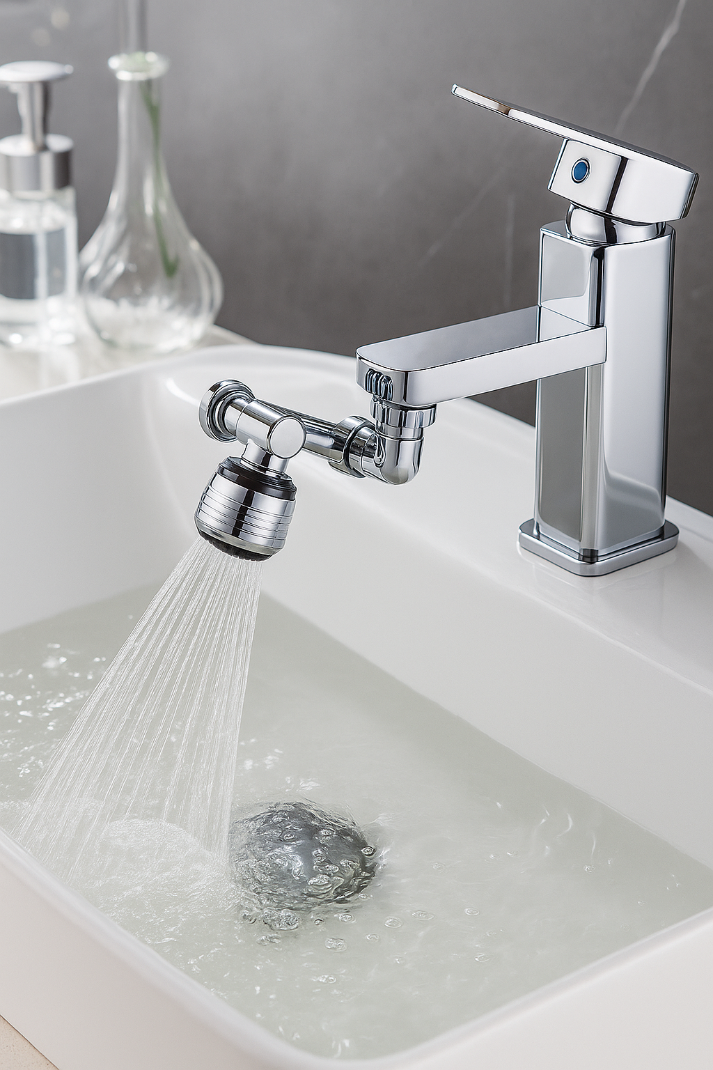 SpinFlow | 360° drehbarer Wasserhahn für Komfort