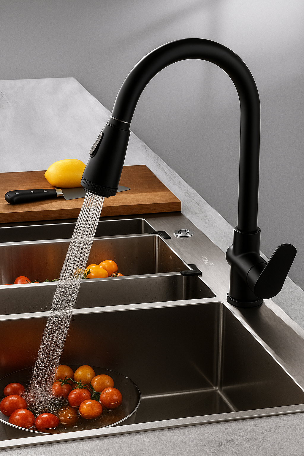 TouchFlow | Berührungssensitive Küchenarmatur mit Sensor