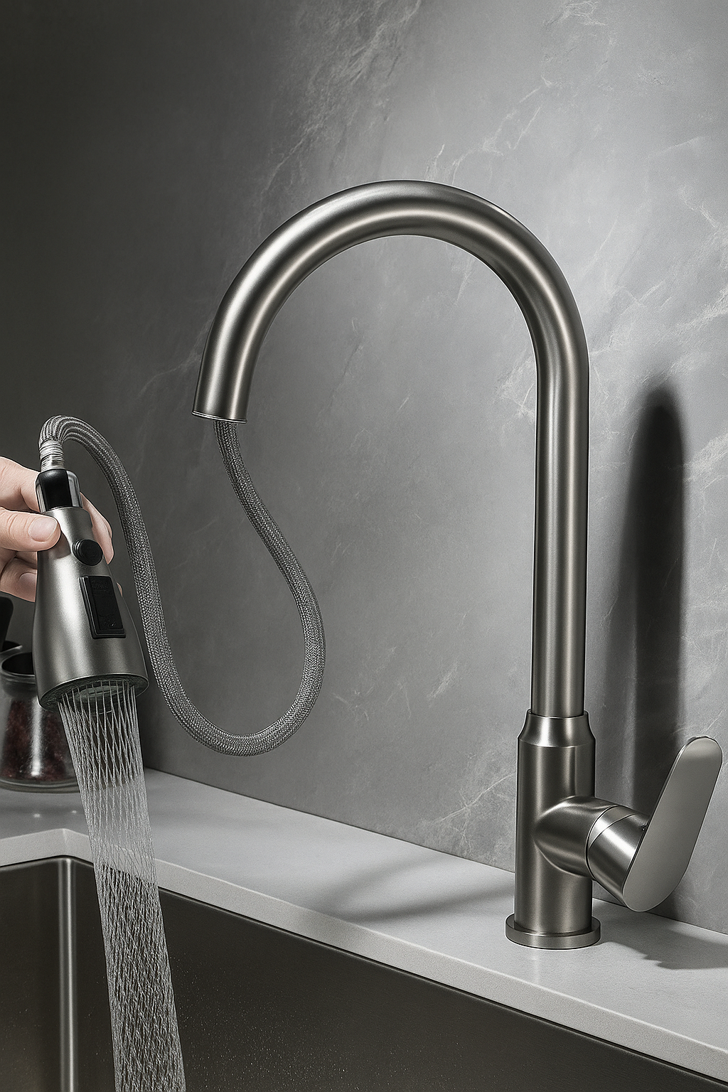 TouchFlow | Berührungssensitive Küchenarmatur mit Sensor