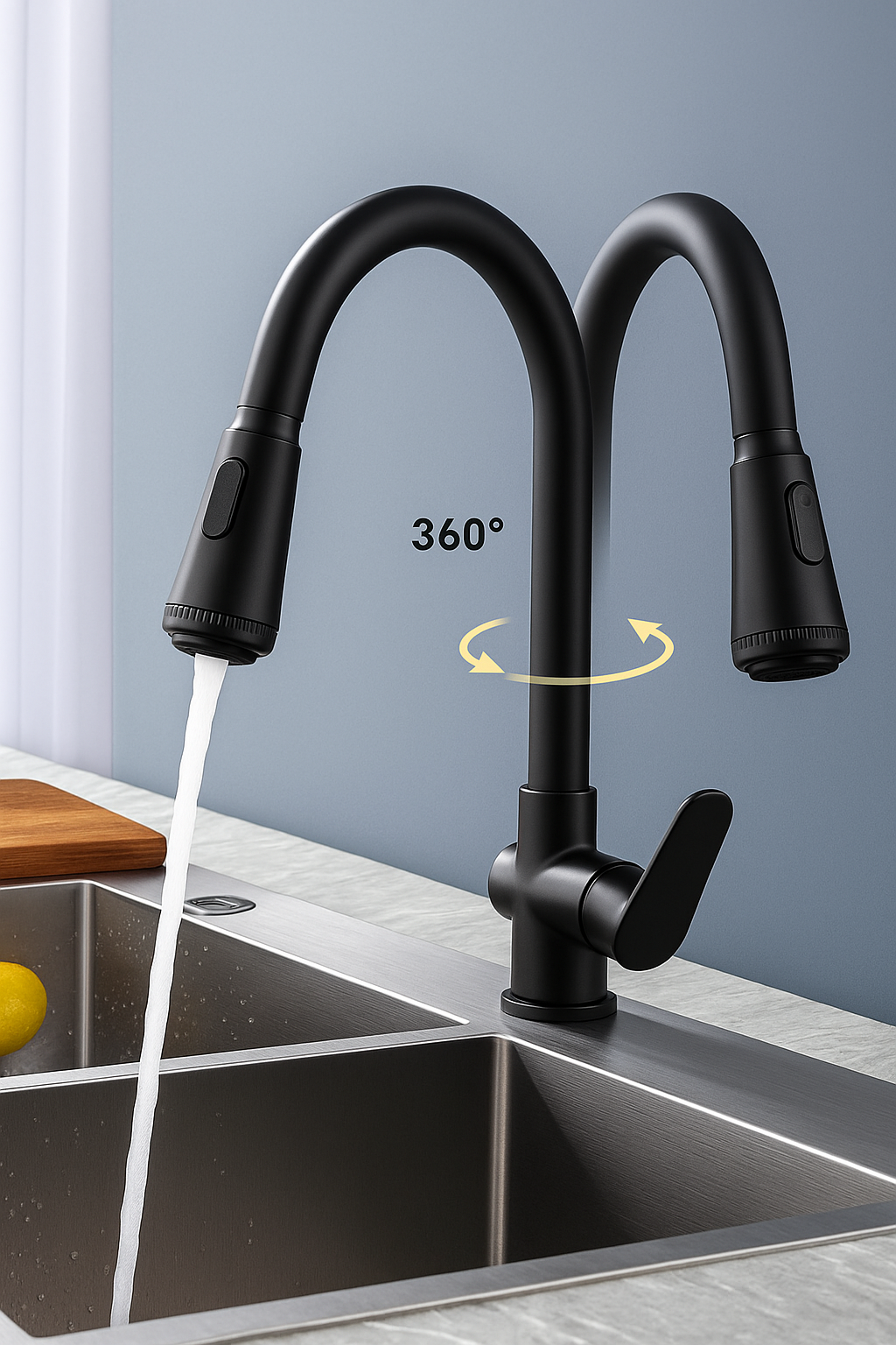 TouchFlow | Berührungssensitive Küchenarmatur mit Sensor