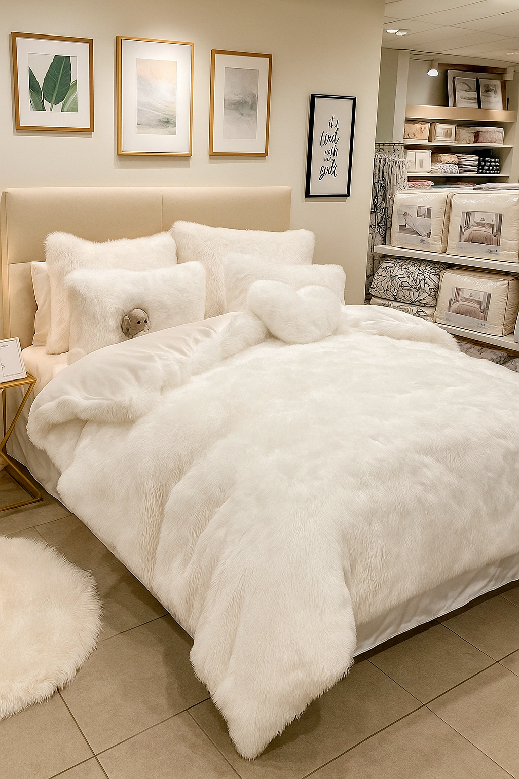 FrostLoom | Samt-Bettbezug