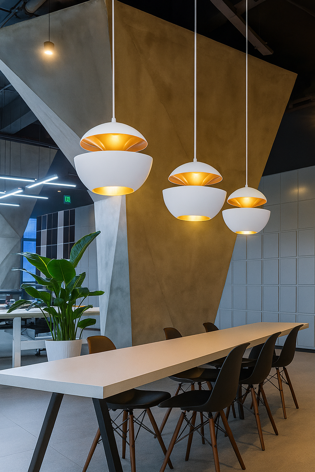 Industro | Industrielle LED-Pendelleuchte für Küche