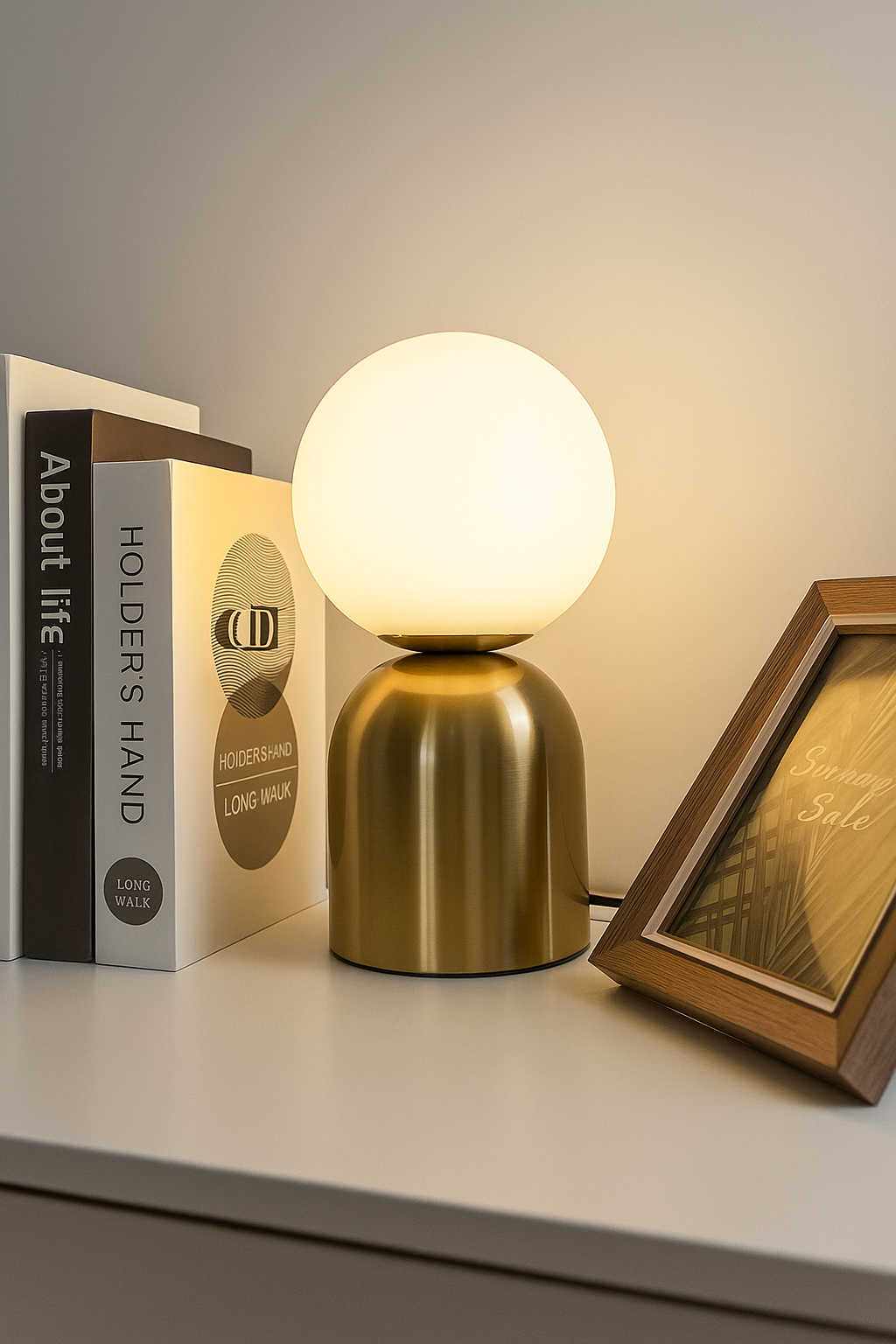 Ironica | Schwarze Tischlampe mit Glas