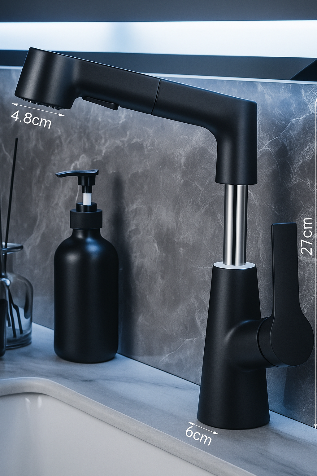 Leo | Ausziehbarer Küchenarmatur