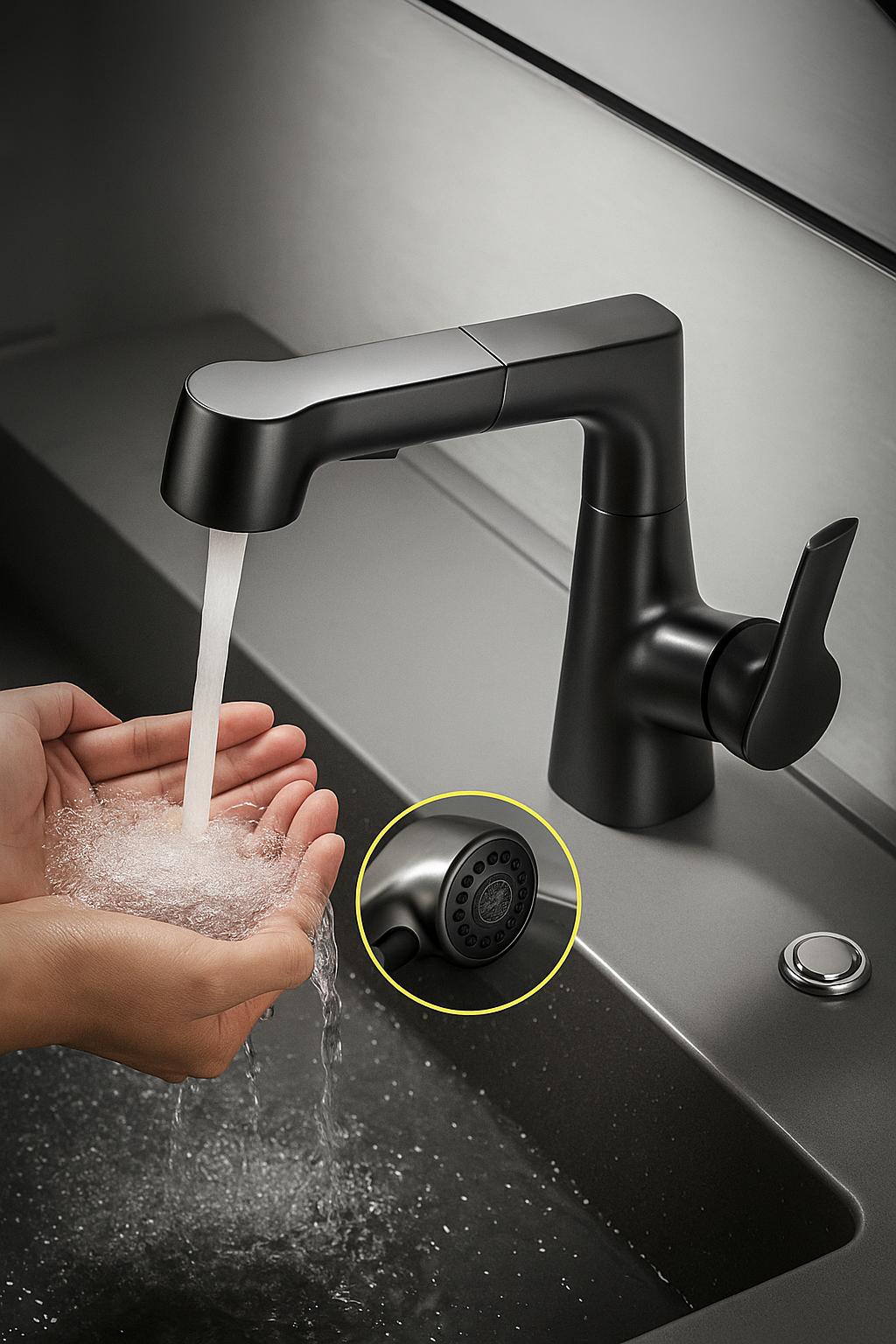 Leo | Ausziehbarer Küchenarmatur