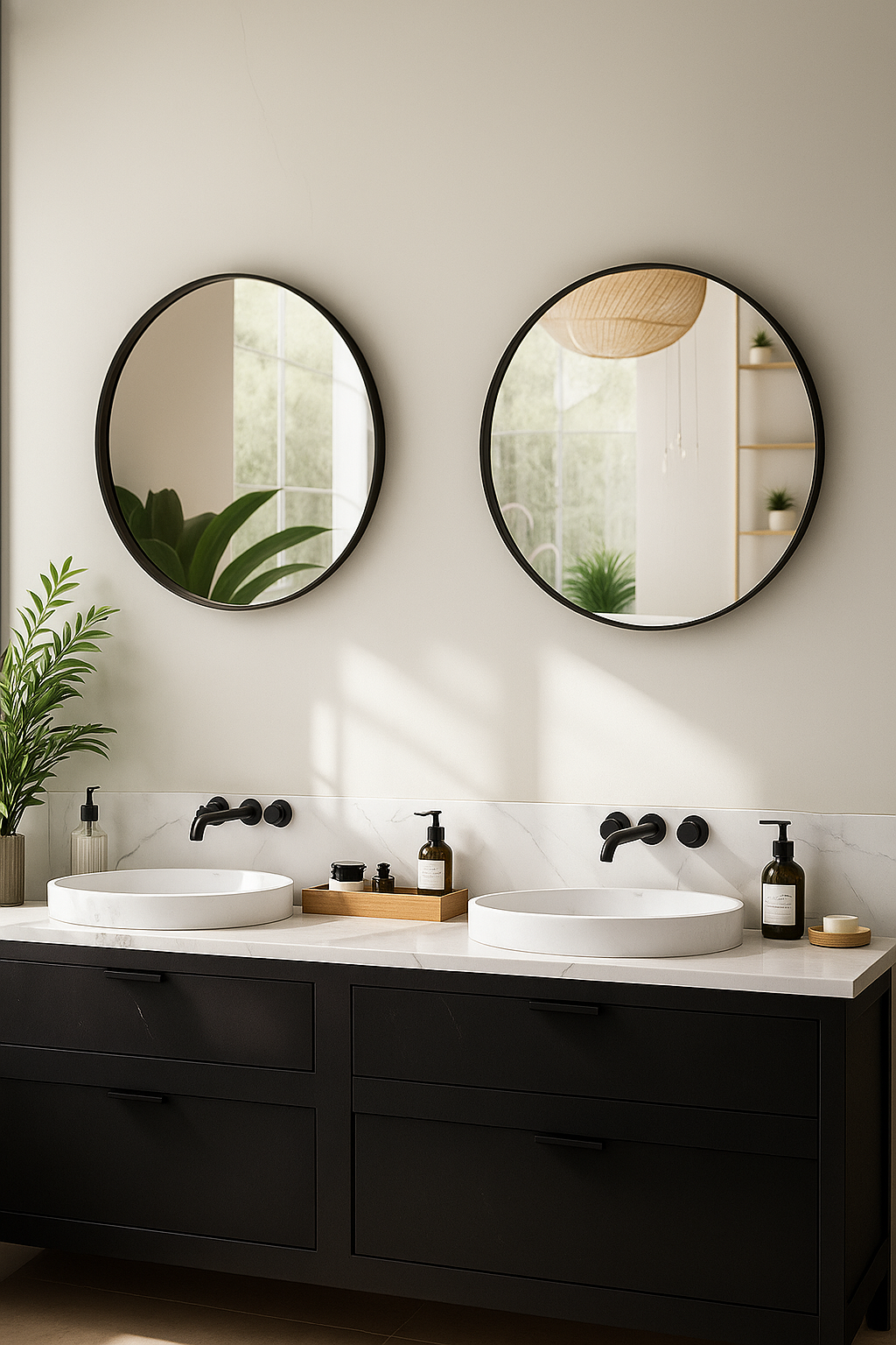 Lenner | Rund Badezimmer Spiegel