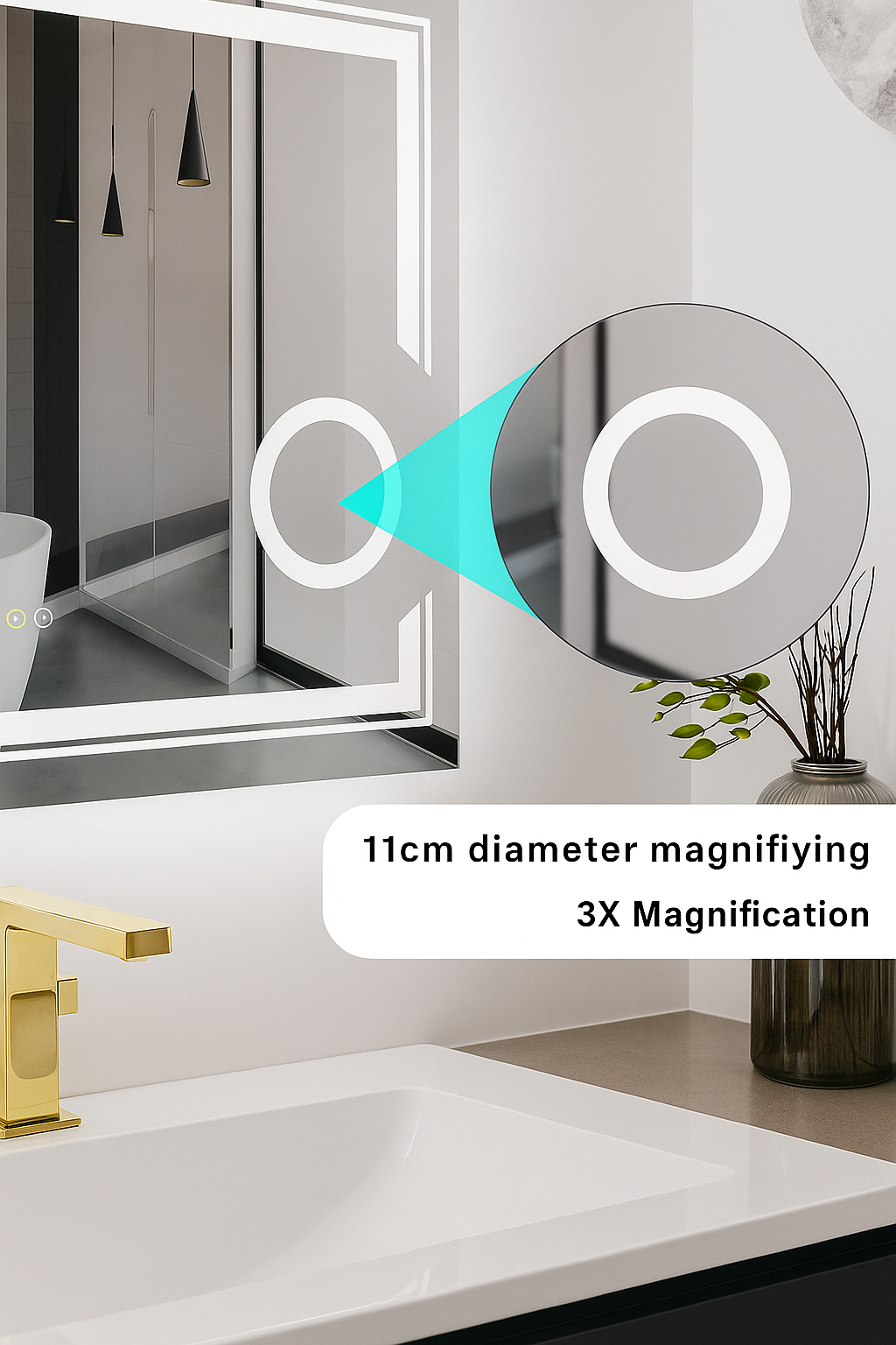 Loren | LED Spiegel Badezimmer