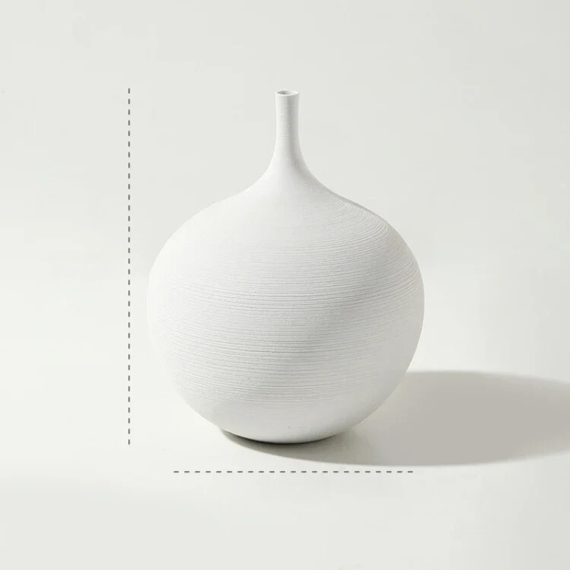 Variant image for Handgefertigte Keramische Blumenvase in Schwarz-Weiß – Elegante Bodenvase in Verschiedenen Größen für Stilvolle Wohnräume-4