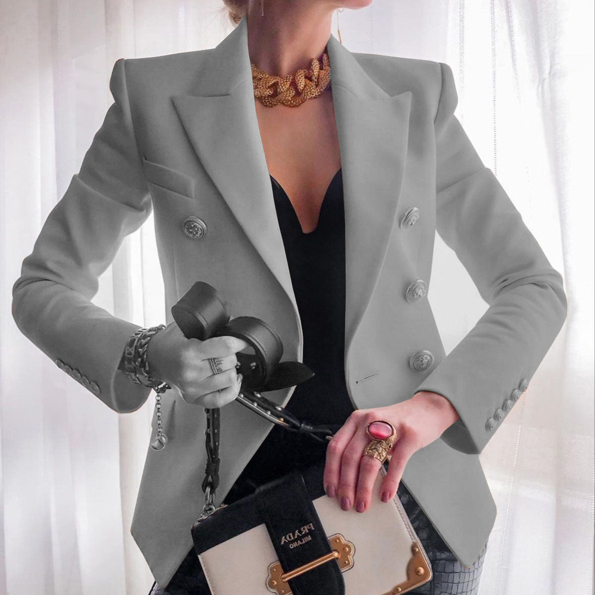 Valerique | Eleganter Seidenblazer für Damen