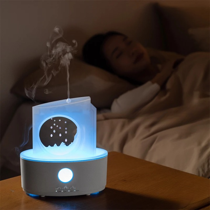 Cloud Aroma Diffusor mit LED-Nachtlicht