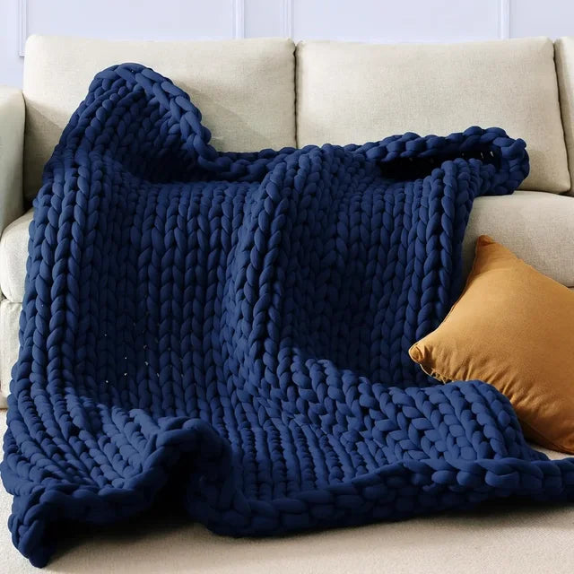 Oslo | Luxuriös Strickdecke