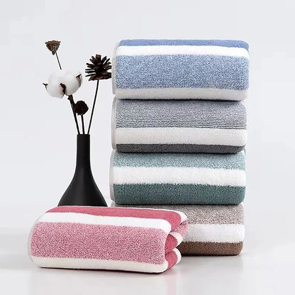 Absorba | Strapazierfähiges Handtuch mit Streifenmuster