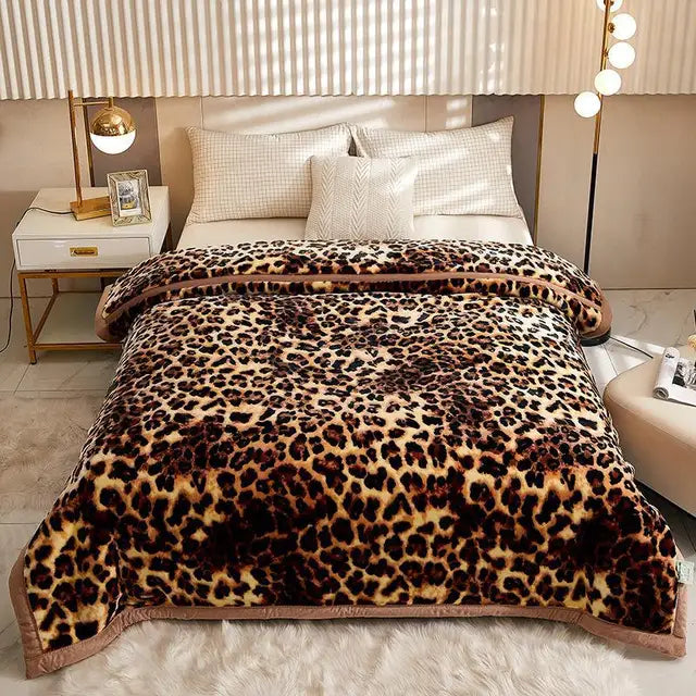 Leopard | Kunstfelldecke