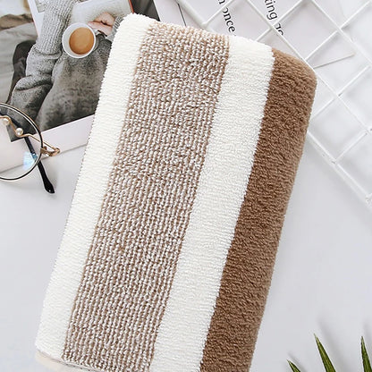 Absorba | Strapazierfähiges Handtuch mit Streifenmuster