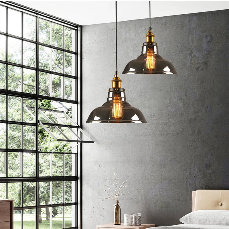 Vintagea | Glas-Pendelleuchte für Wohnzimmer