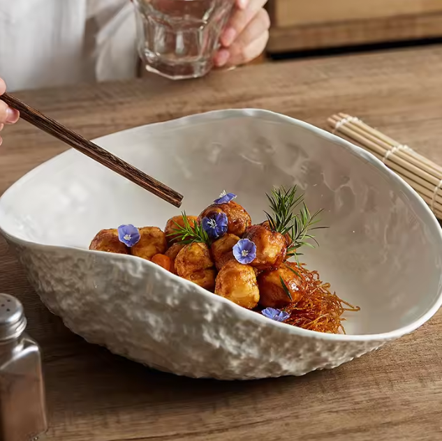 Moderne |  Keramik Fisch Suppenschale