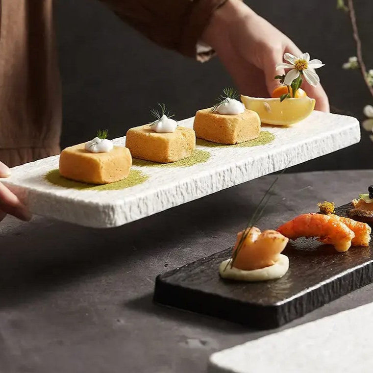 PlatoLux | Rechteckiger Keramikteller