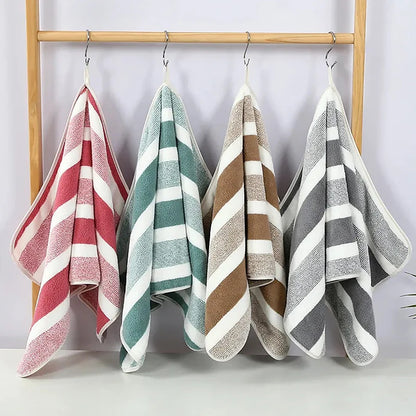 Absorba | Strapazierfähiges Handtuch mit Streifenmuster