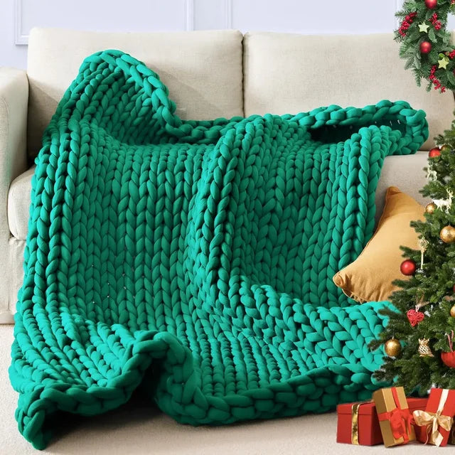 Oslo | Luxuriös Strickdecke