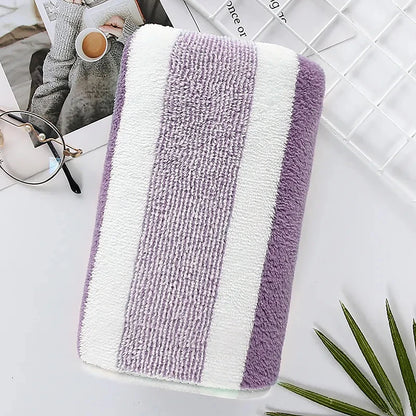 Absorba | Strapazierfähiges Handtuch mit Streifenmuster