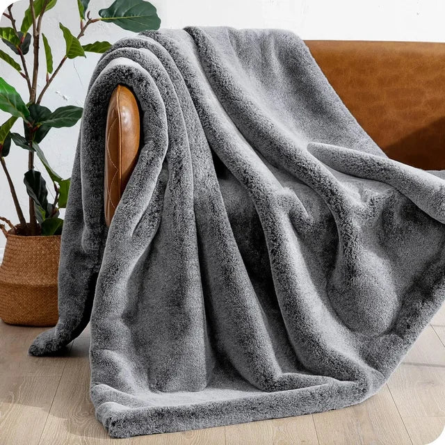 Luxe | Ultra-weiche Moderne Kunstfell Decke