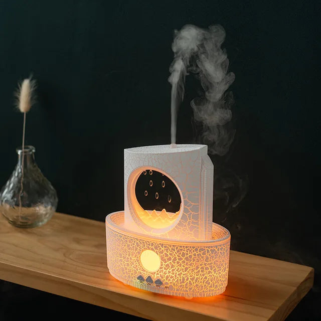 Cloud Aroma Diffusor mit LED-Nachtlicht