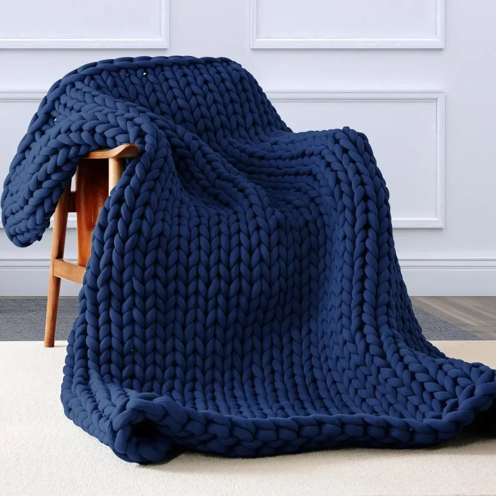 Oslo | Luxuriös Strickdecke