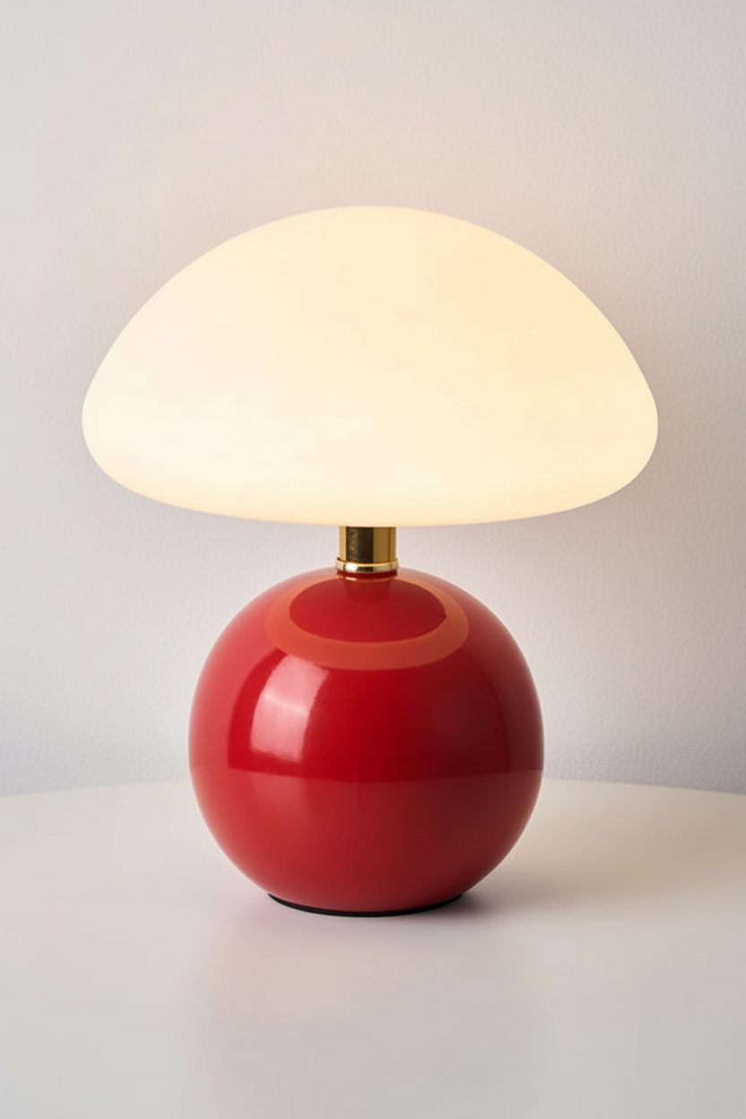 Elegante Pilz Tischlampe