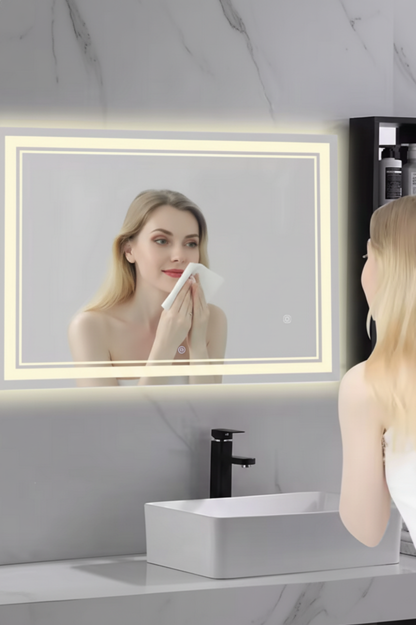 Lunaris Glow | LED Spiegel Badezimmer