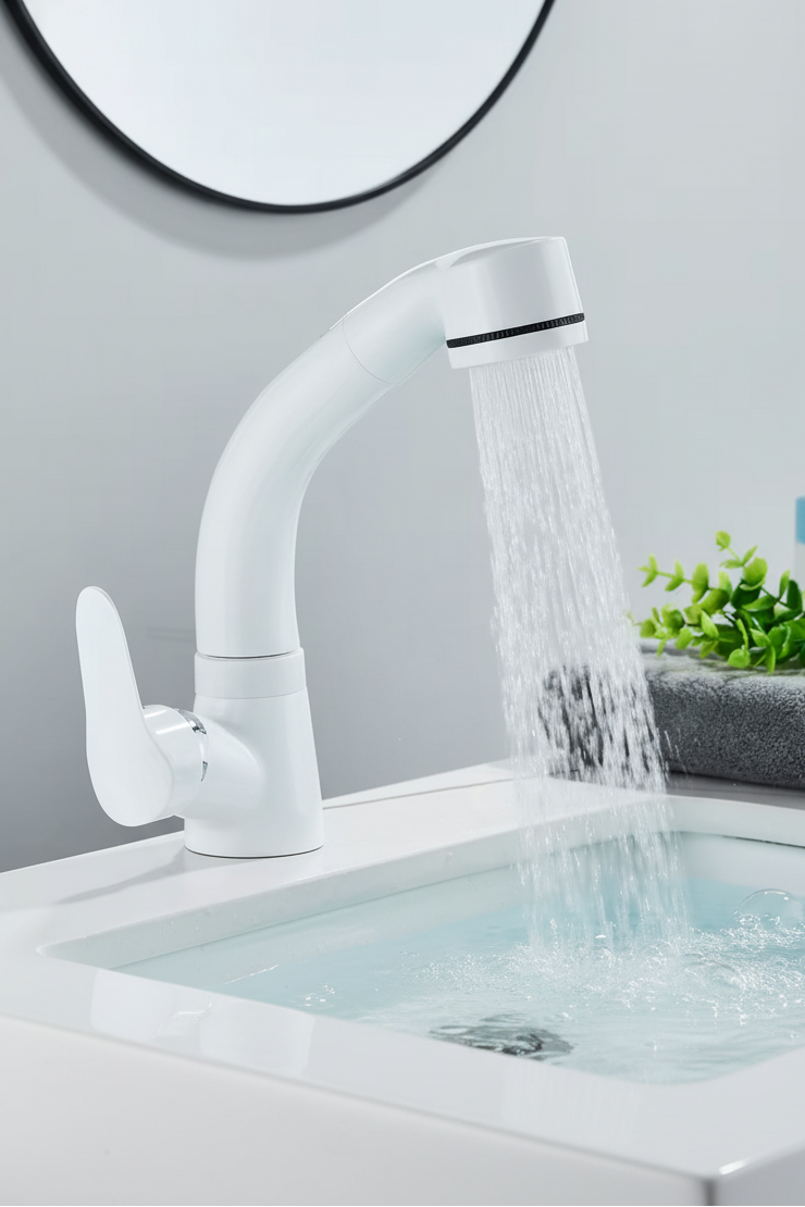 PullStream | Praktischer ausziehbarer Wasserhahn